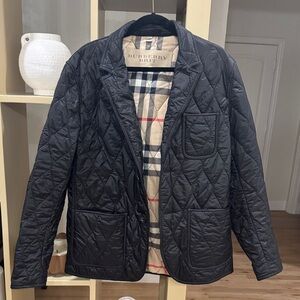 Burberry Men's Quilted Jacket in Black